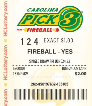 Pick3 Ticket