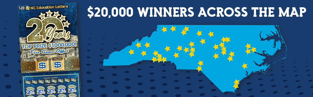 20 Years Scratch Off Winner Awareness